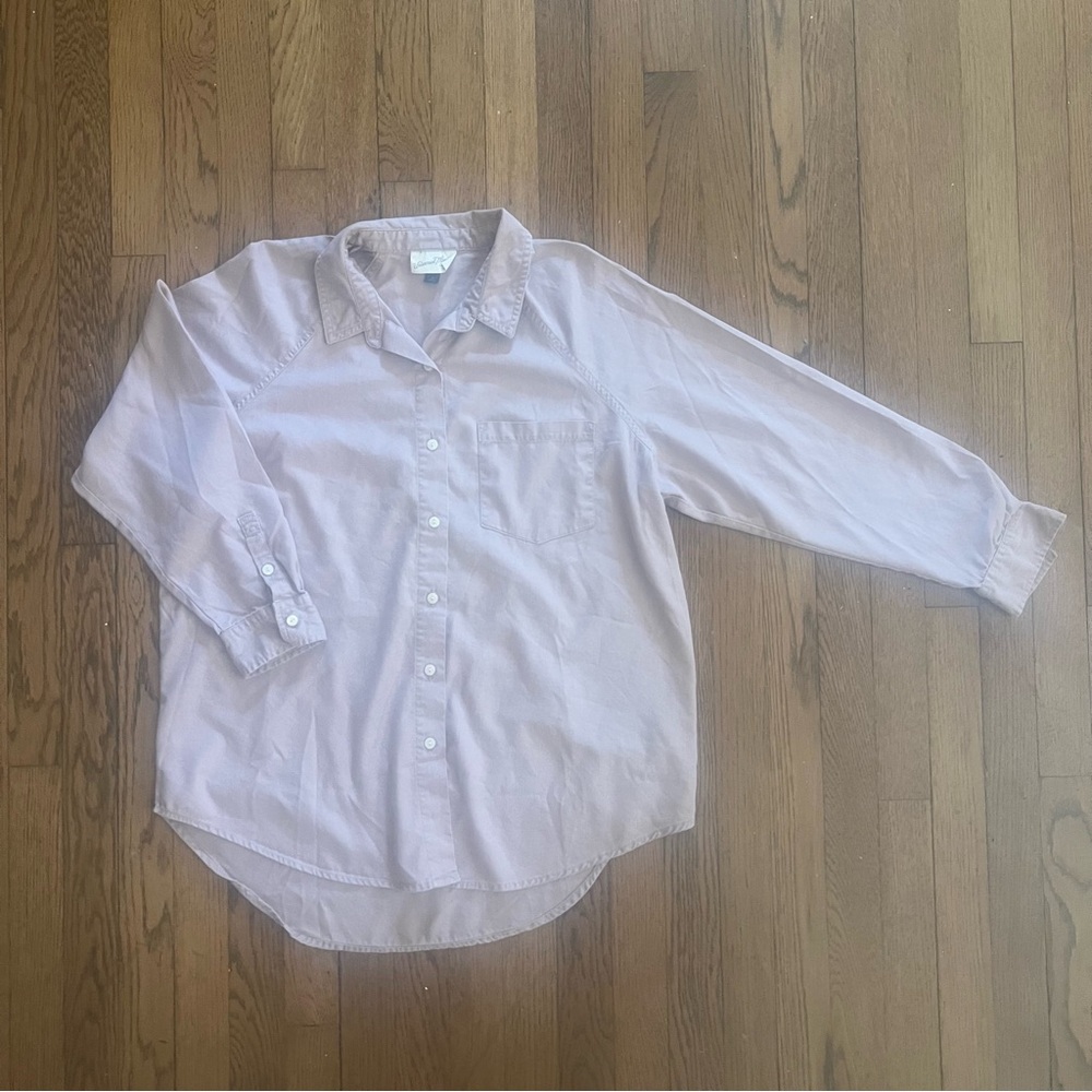 Universal Thread Mauve Button-Up Blouse